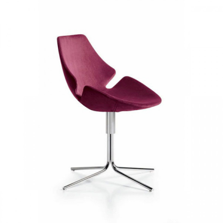 eon, swivel, tubular, chair, diemme